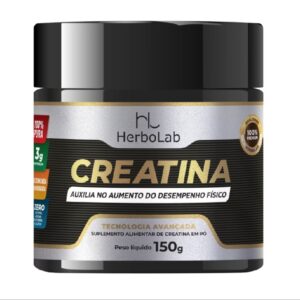 Creatina Monohidratada 150g Herbolab 100% Pura