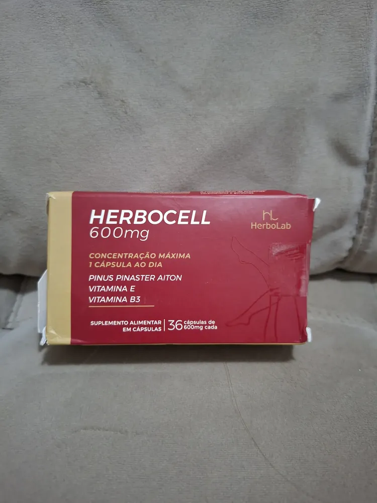 Review image for Herbocell 600mg — Kit com 3 Caixas by Sueli Maria Barbosa (5,0/5)