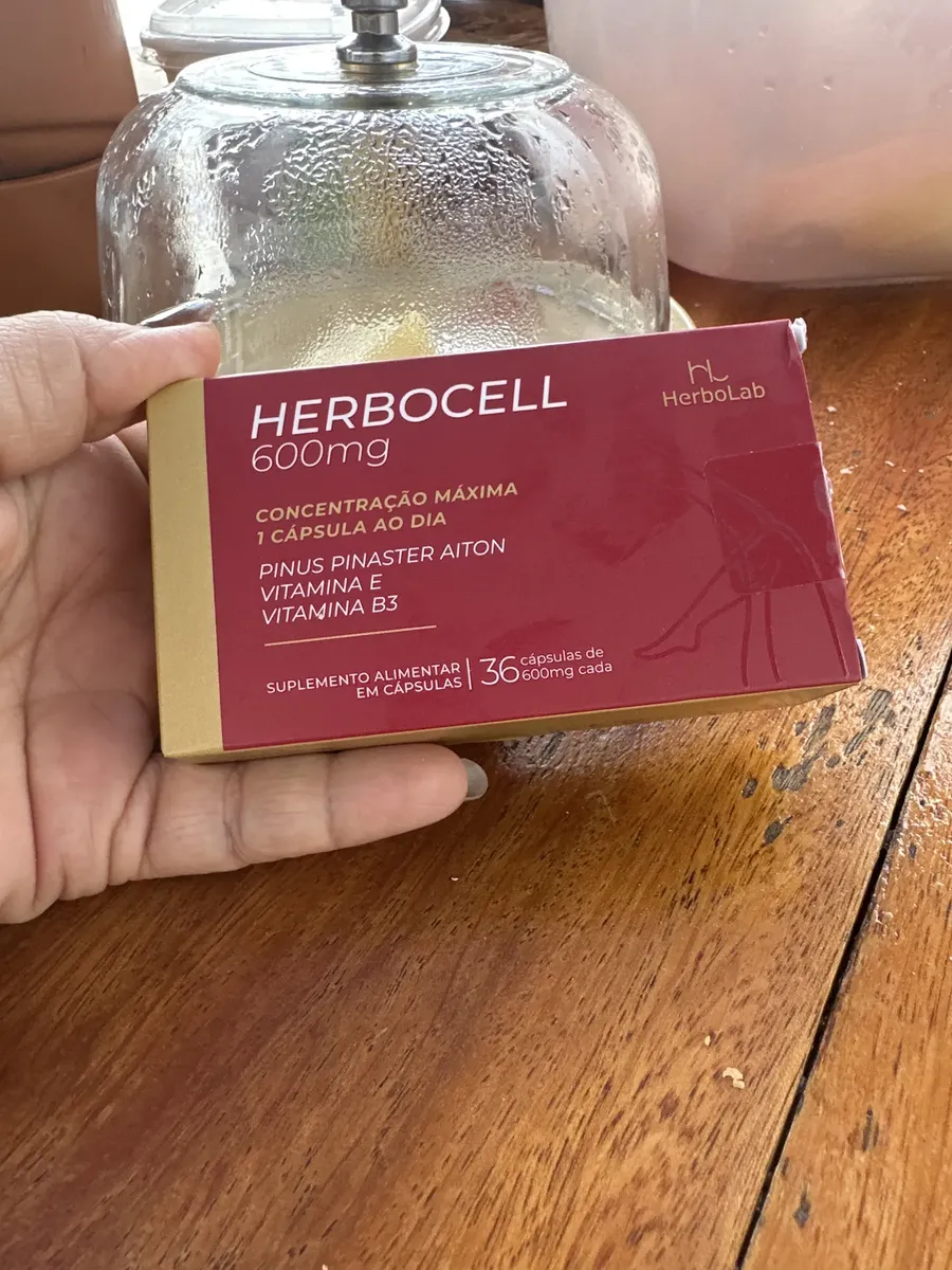 Review image for Herbocell 600mg — Kit com 3 Caixas by Marlene Aparecida Costa (4,0/5)